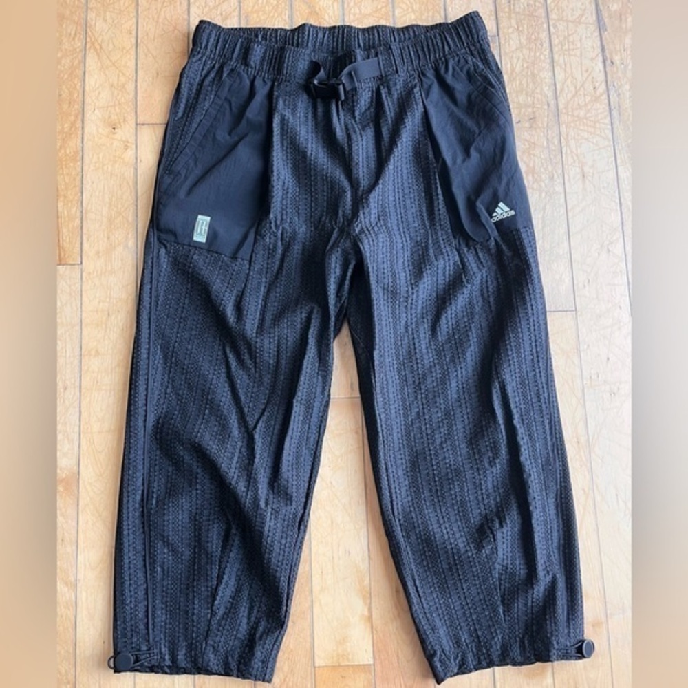Adidas Men’s Track Pants Adjustable Buckle Drawstring Hems Size 2XL